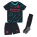 Camisa de Futebol Manchester City John Stones #5 Equipamento Alternativo Infantil 2023-24 Manga Curta (+ Calças curtas)